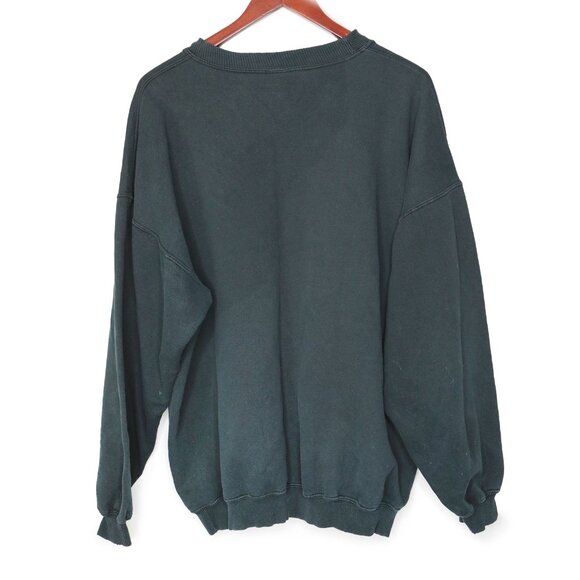 Vintage GILDAN Bobby Orr Hall of Fame Sweatshirt Hockey Green Teal Unisex XL - Picture 5 of 12